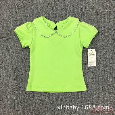 純棉呵護(hù)，童趣盎然 金寶童裝批發(fā)YiYiGarden女童短袖T恤解析
